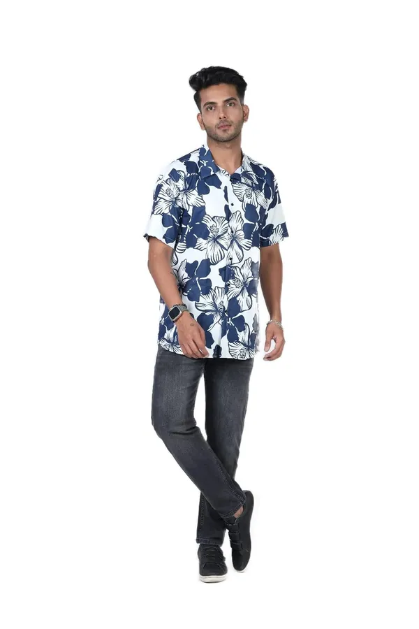 Navy_Premium_Printed_Cotton_Blend_Casual_Shirt_For_Men