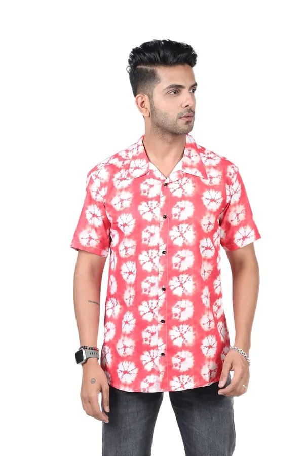 Orange_Premium_Printed_Cotton_Blend_Casual_Shirt_For_Men