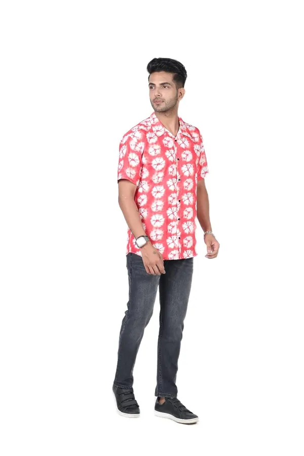 Orange_Premium_Printed_Cotton_Blend_Casual_Shirt_For_Men