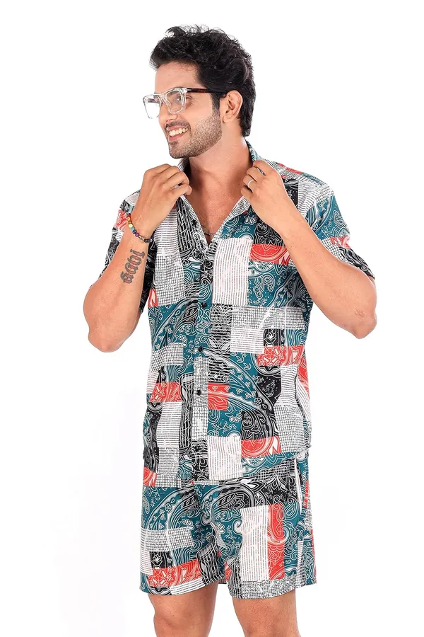Green_Premium_Printed_Cotton_Blend_Night_Suit_For_Men