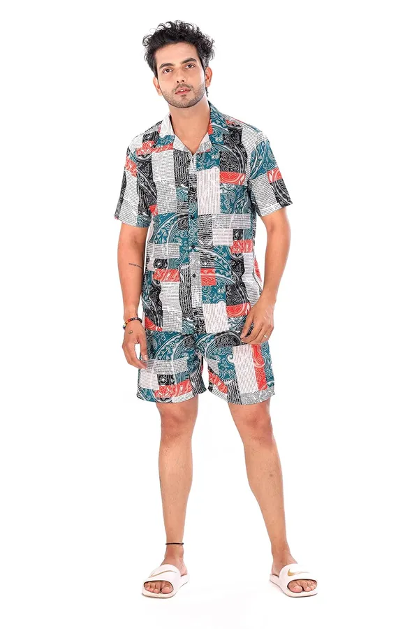 Green_Premium_Printed_Cotton_Blend_Night_Suit_For_Men
