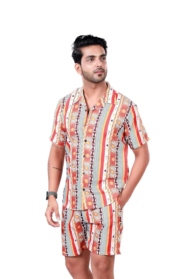 Multicolor_Premium_Cotton_Blend_Co-Ords_Set_For_Men