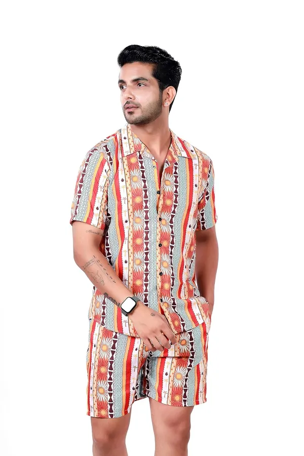 Multicolor_Premium_Cotton_Blend_Co-Ords_Set_For_Men