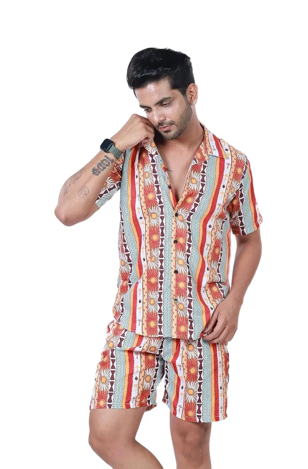 Multicolor_Premium_Cotton_Blend_Co-Ords_Set_For_Men