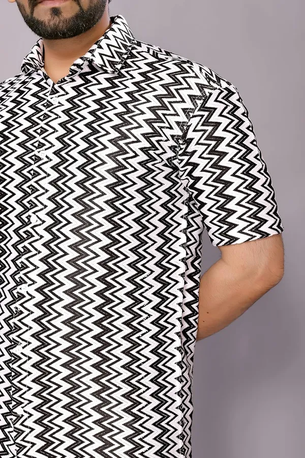 Black_&_White_Premium_Cotton_Blend_Casual_Shirt_For_Men