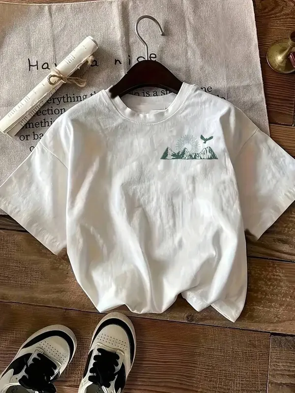 White_Premium_Printed_Cotton_T-Shirt_For_Men