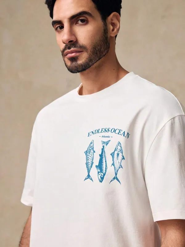 White_Premium_Printed_Cotton_T-Shirt_For_Men