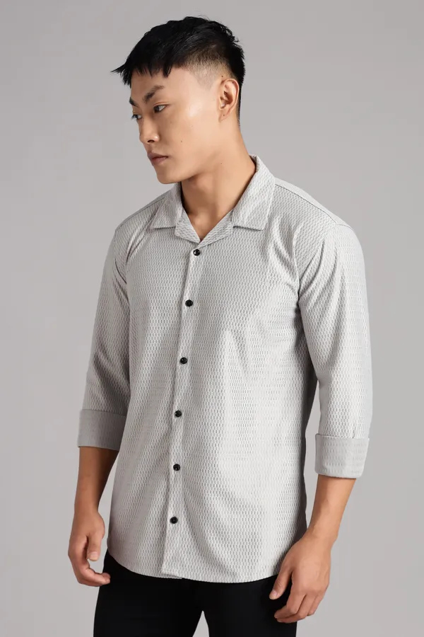 Grey_Premium_Solid_Cotton_Blend_Casual_Shirt_For_Men