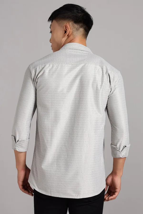 Grey_Premium_Solid_Cotton_Blend_Casual_Shirt_For_Men