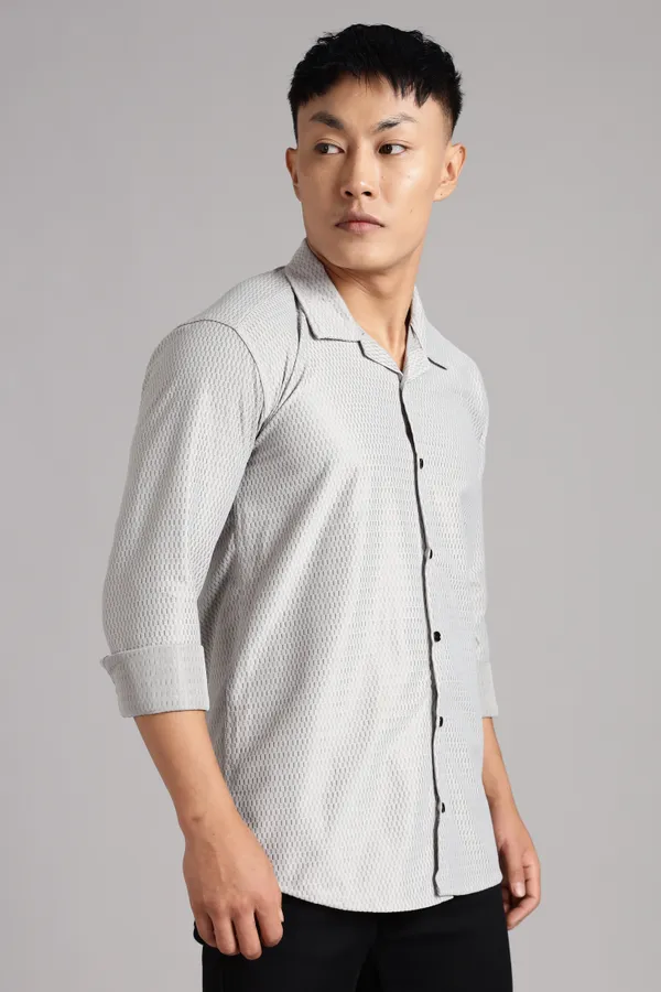 Grey_Premium_Solid_Cotton_Blend_Casual_Shirt_For_Men