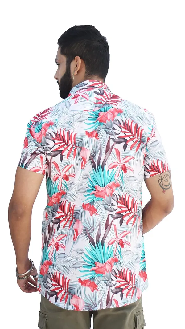 Orange_Premium_Printed_Cotton_Blend_Casual_Shirt_For_Men
