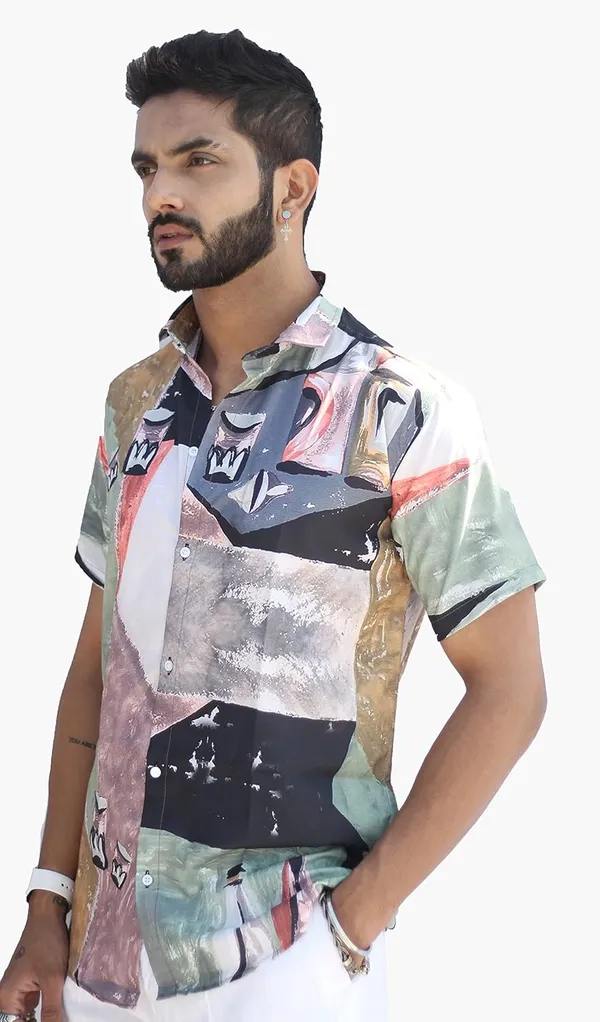 Multicolor_Premium_Printed_Cotton_Blend_Shirt_For_Men