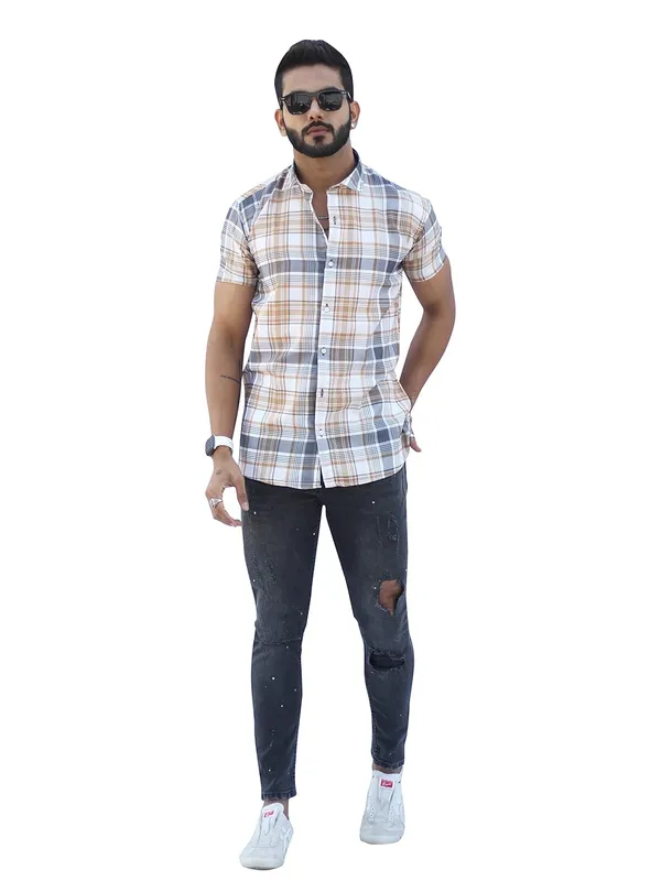 Beige_Premium_Printed_Cotton_Blend_Casual_Shirt_For_Men