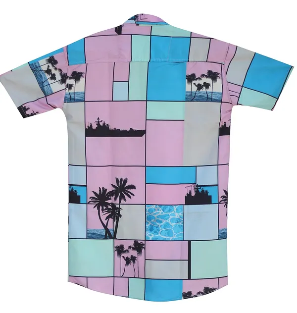 Pink_Premium_Printed_Cotton_Blend_Casual_Shirt_For_Men