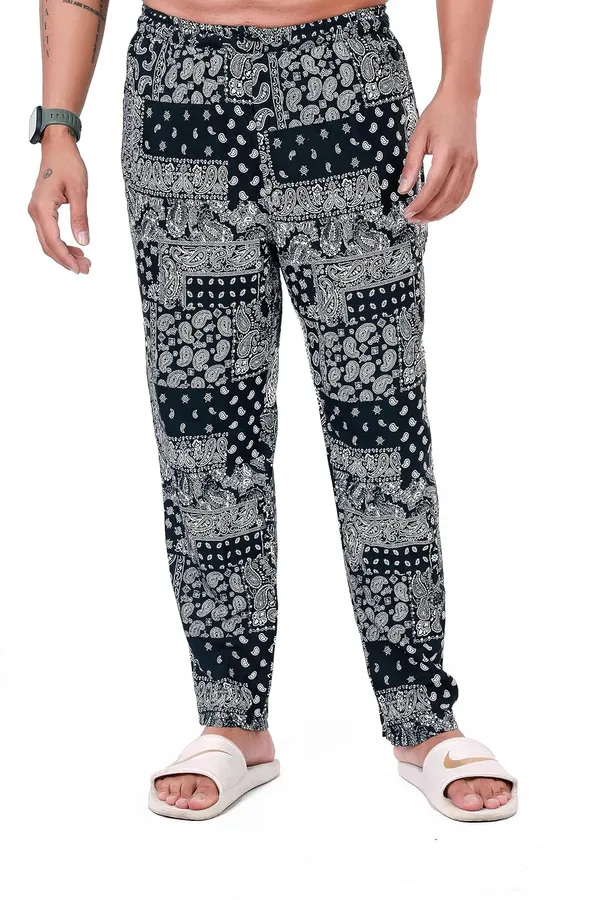 Black_Premium_Printed_Cotton_Blend_Co-Ords_Set_For_Men