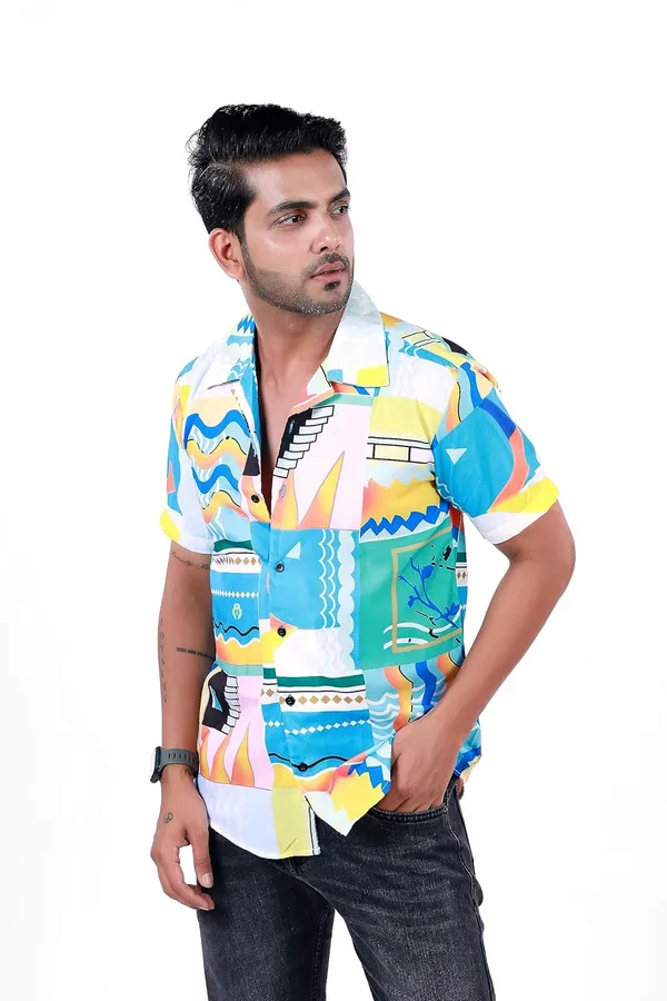 Multicolor_Premium_Printed_Cotton_Blend_Shirt_For_Men