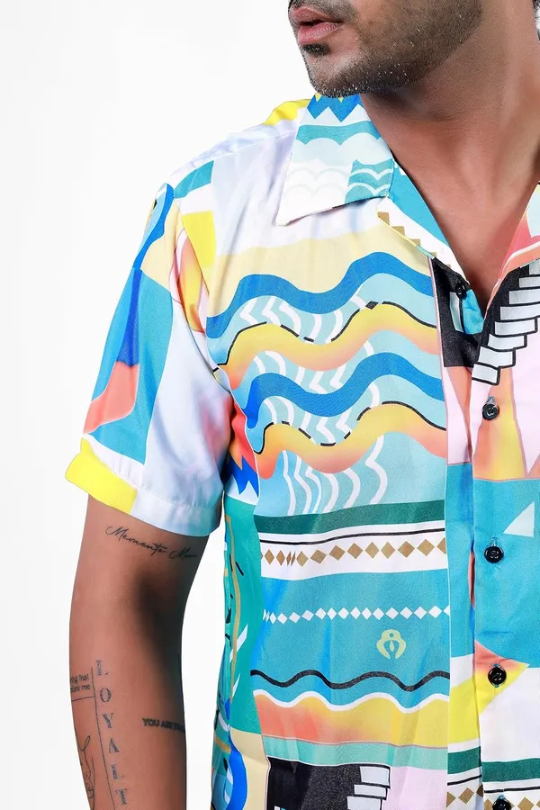 Multicolor_Premium_Printed_Cotton_Blend_Shirt_For_Men