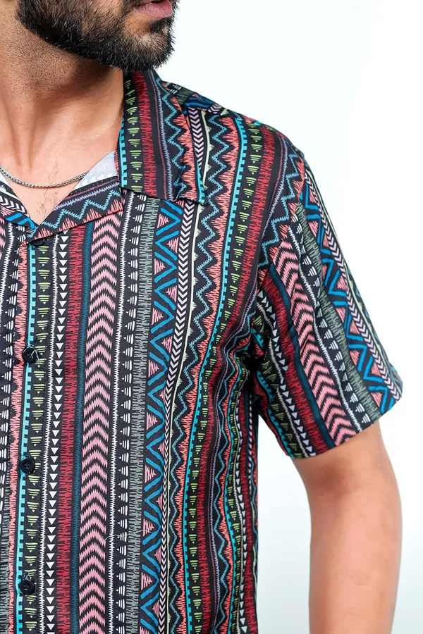 Black_Premium_Printed_Cotton_Blend_Casual_Shirt_For_Men