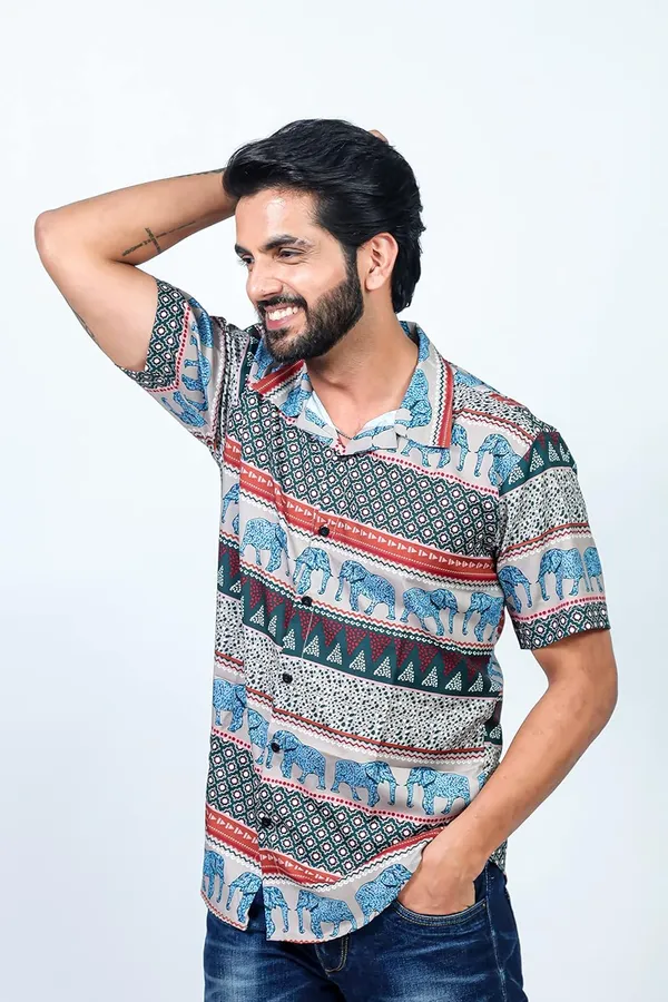 Bronze_Premium_Printed_Cotton_Blend_Casual_Shirt_For_Men