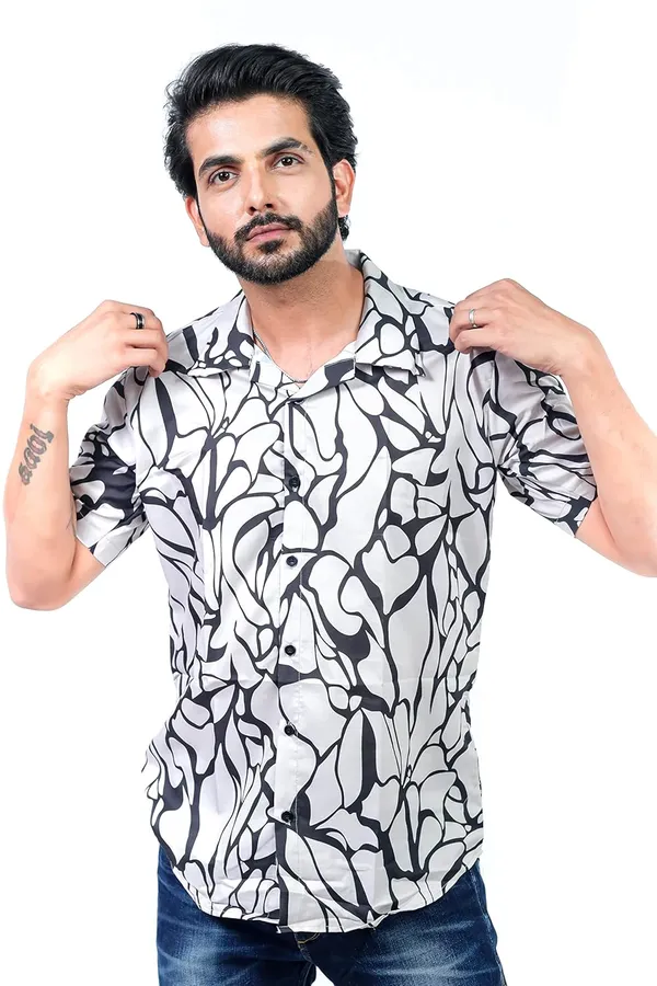 Beige_Premium_Printed_Cotton_Blend_Casual_Shirt_For_Men