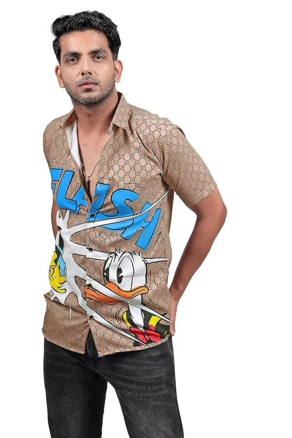 Beige_Premium_Printed_Cotton_Blend_Casual_Shirt_For_Men