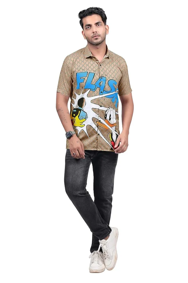 Beige_Premium_Printed_Cotton_Blend_Casual_Shirt_For_Men