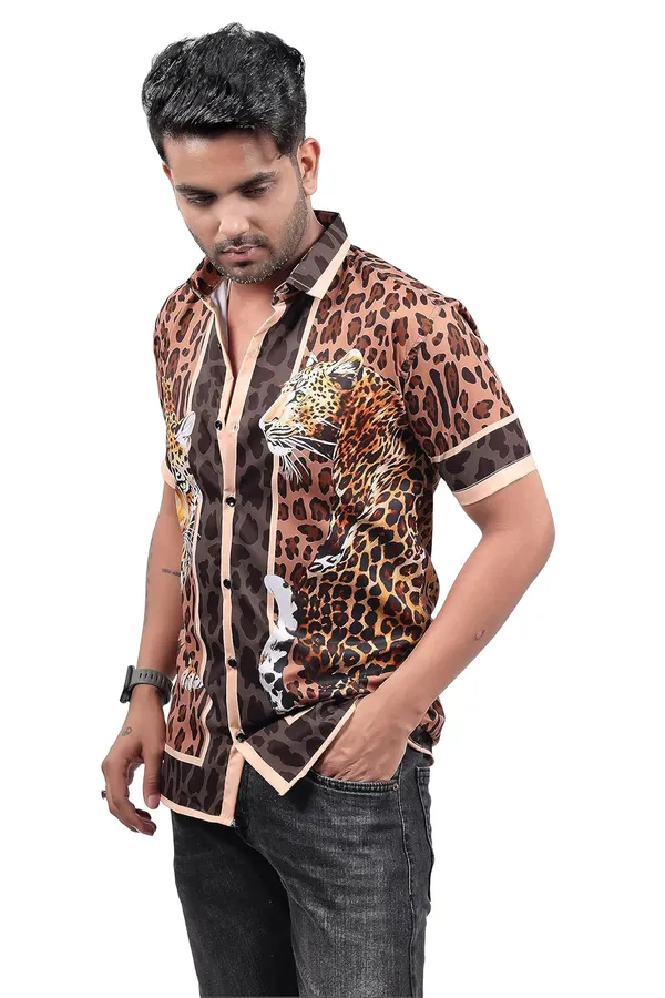 Leopard_Premium_Printed_Cotton_Blend_Casual_Shirt_For_Men