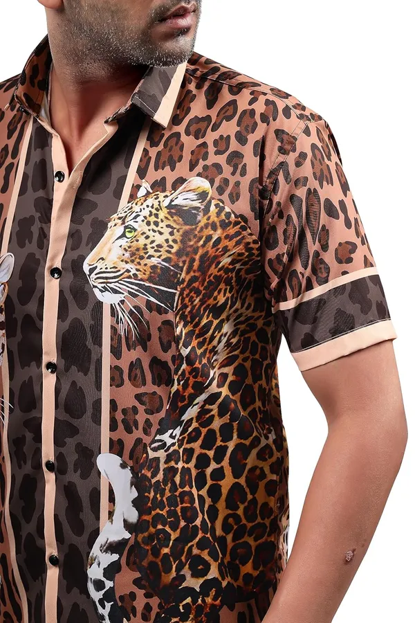 Leopard_Premium_Printed_Cotton_Blend_Casual_Shirt_For_Men