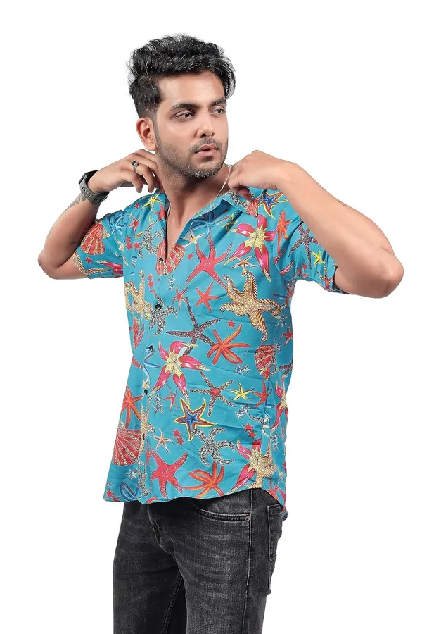 Sea_Green_Premium_Printed_Cotton_Blend_Casual_Shirt_For_Men