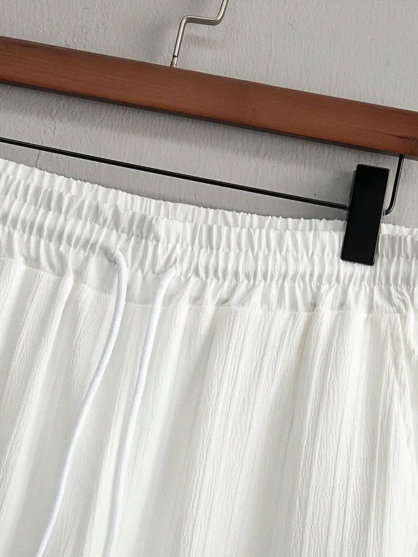 White_Premium_Cotton_Blend_Co-Ords_Set_For_Men