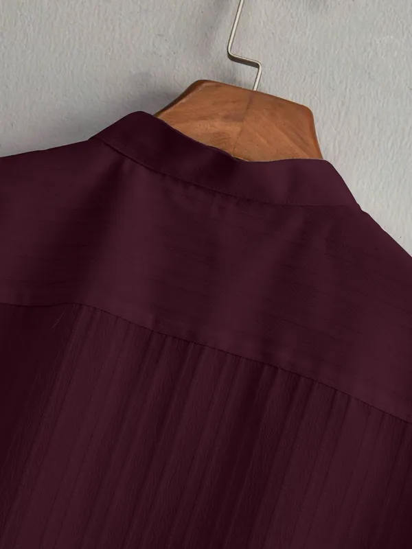 Wine_Premium_Cotton_Blend_Co-Ord_Set_For_Men
