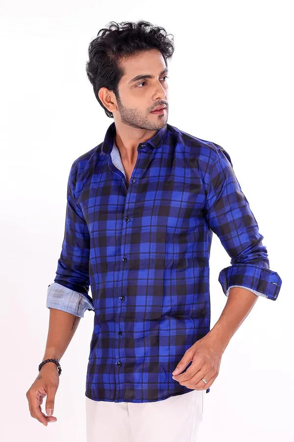 Blue_&_Black_Premium_Printed_Cotton_Blend_Casual_Shirt_For_Men