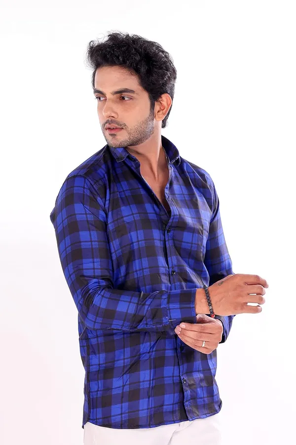 Blue_&_Black_Premium_Printed_Cotton_Blend_Casual_Shirt_For_Men