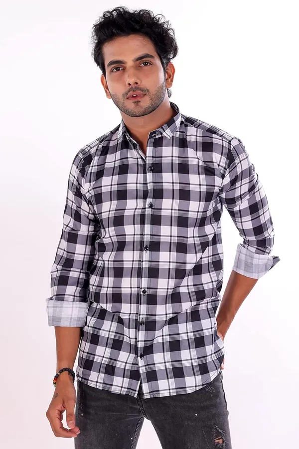 Grey_&_Black_Premium_Printed_Cotton_Blend_Casual_Shirt_For_Men