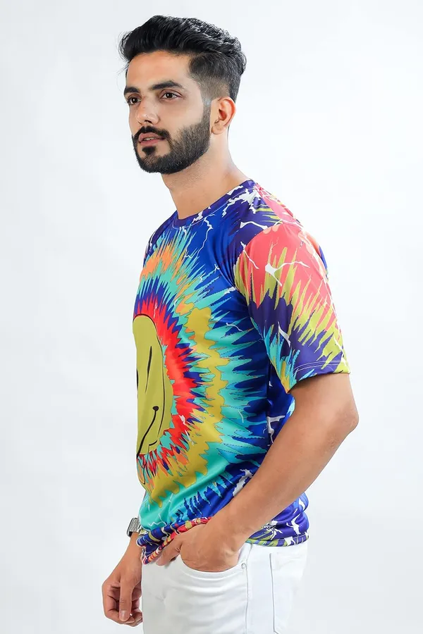 Multicolor_Premium_Printed_Cotton_Blend_T-Shirt_For_Men