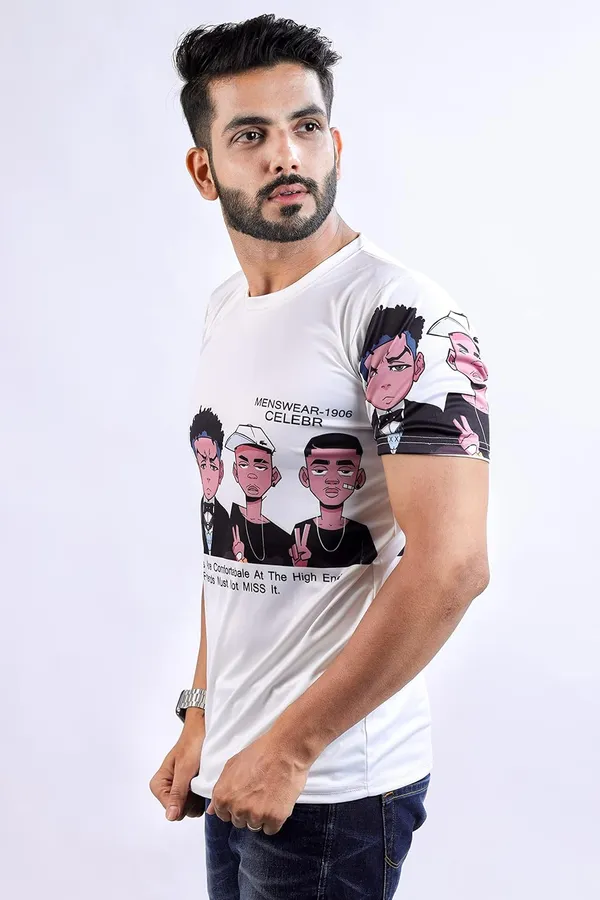 Multicolor_Premium_Printed_Cotton_Blend_T_Shirt_For_Men