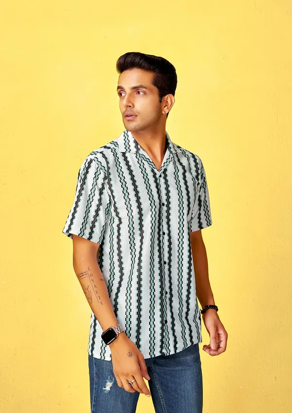 Knitted_Premium_Printed_Cotton_Blend_Casual_Shirt_For_Men