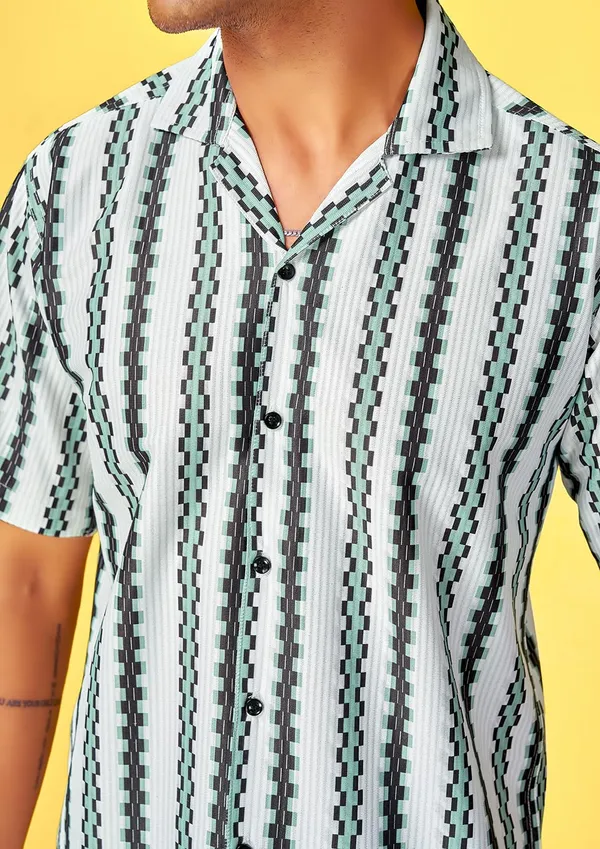 Knitted_Premium_Printed_Cotton_Blend_Casual_Shirt_For_Men