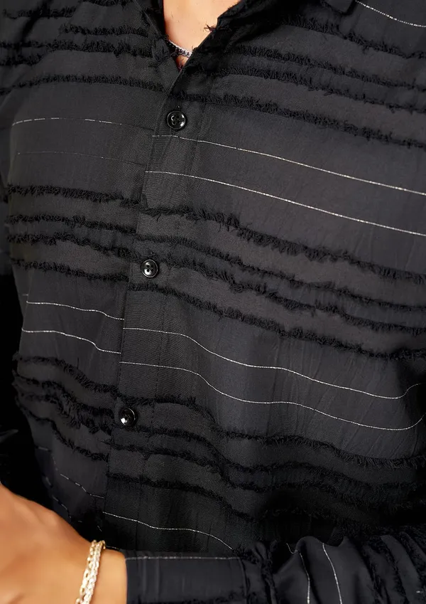 Black_Premium_Solid_Cotton_Blend_Casual_Shirt_For_Men