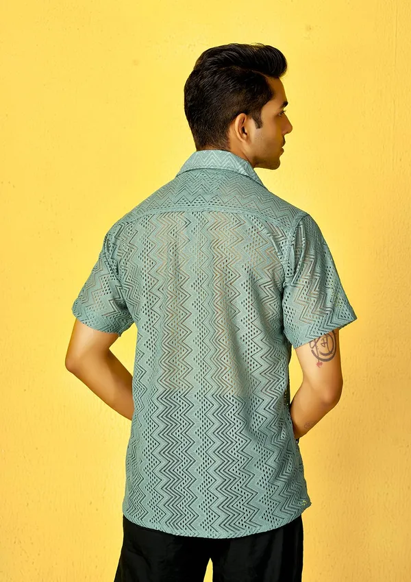 Olive_Premium_Solid_Cotton_Blend_Casual_Shirt_For_Men