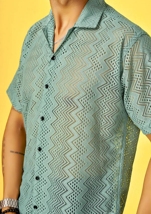 Olive_Premium_Solid_Cotton_Blend_Casual_Shirt_For_Men