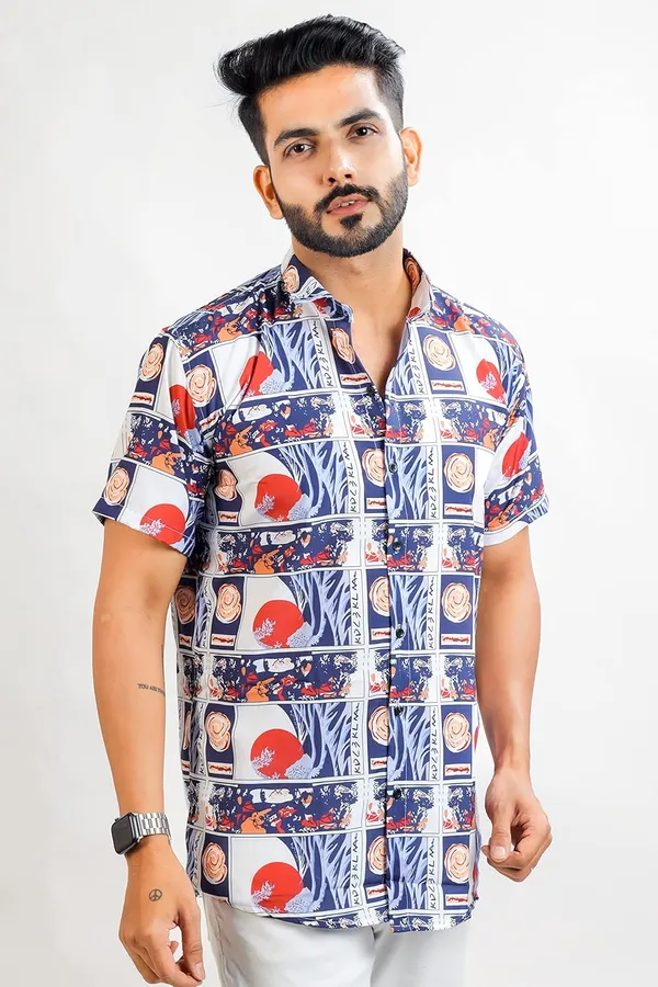 Off-White_Premium_Printed_Cotton_Blend_Casual_Shirt_For_Men