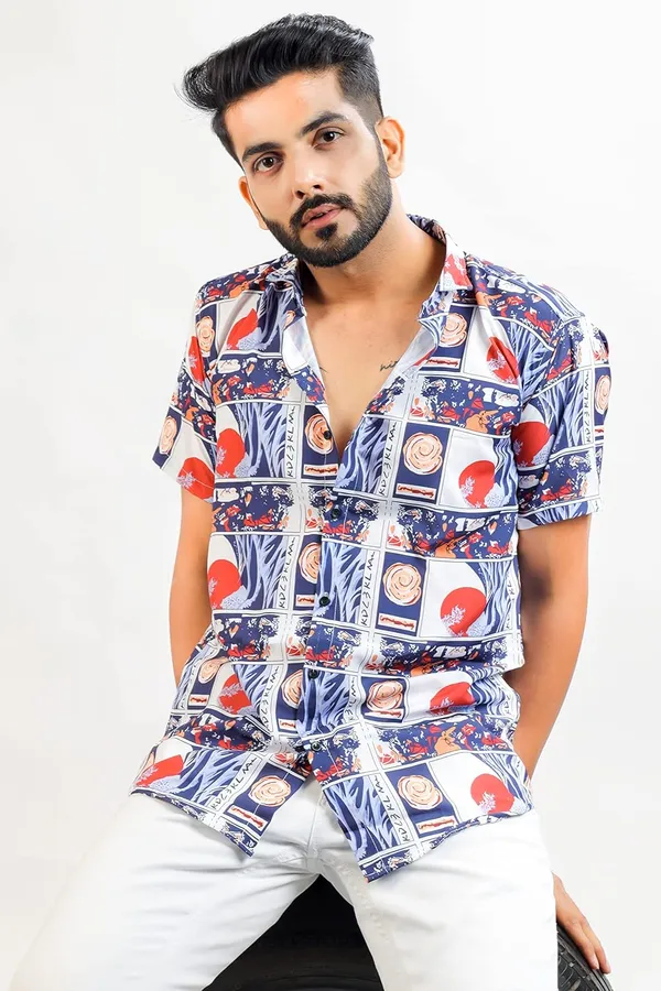 Off-White_Premium_Printed_Cotton_Blend_Casual_Shirt_For_Men