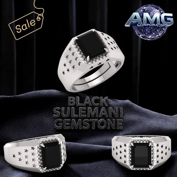 Black_Sulemani_Hakik_Aget_Gemstone_Brass_Metal_Adjustable_Ring_Astrological_Purpose_For_Unisex