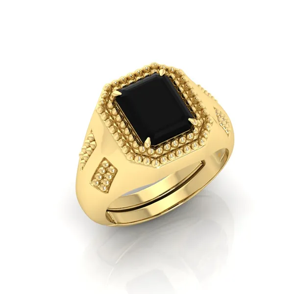 Black_Sulemani_Hakik_Aget_Gemstone_Brass_Metal_Adjustable_Ring_Astrological_Purpose_For_Unisex