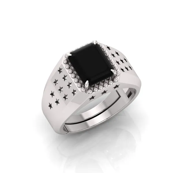 Black_Sulemani_Hakik_Aget_Gemstone_Brass_Metal_Adjustable_Ring_Astrological_Purpose_For_Unisex