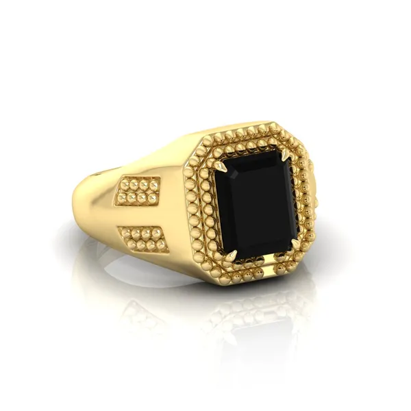 Black_Sulemani_Hakik_Aget_Gemstone_Brass_Metal_Adjustable_Ring_Astrological_Purpose_For_Unisex