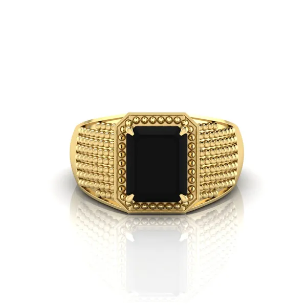 Black_Sulemani_Hakik_Aget_Gemstone_Brass_Metal_Adjustable_Ring_Astrological_Purpose_For_Unisex
