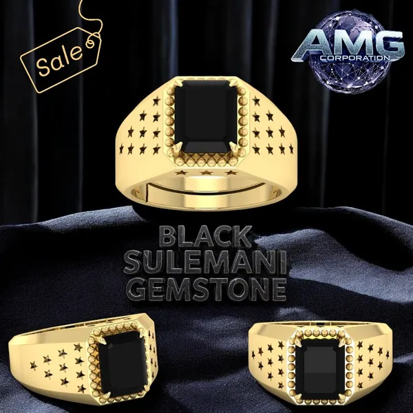Black_Sulemani_Hakik_Aget_Gemstone_Brass_Metal_Adjustable_Ring_Astrological_Purpose_For_Unisex