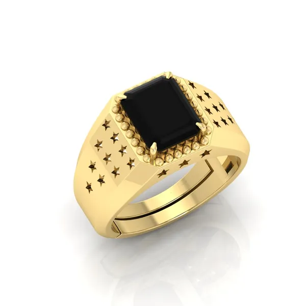 Black_Sulemani_Hakik_Aget_Gemstone_Brass_Metal_Adjustable_Ring_Astrological_Purpose_For_Unisex